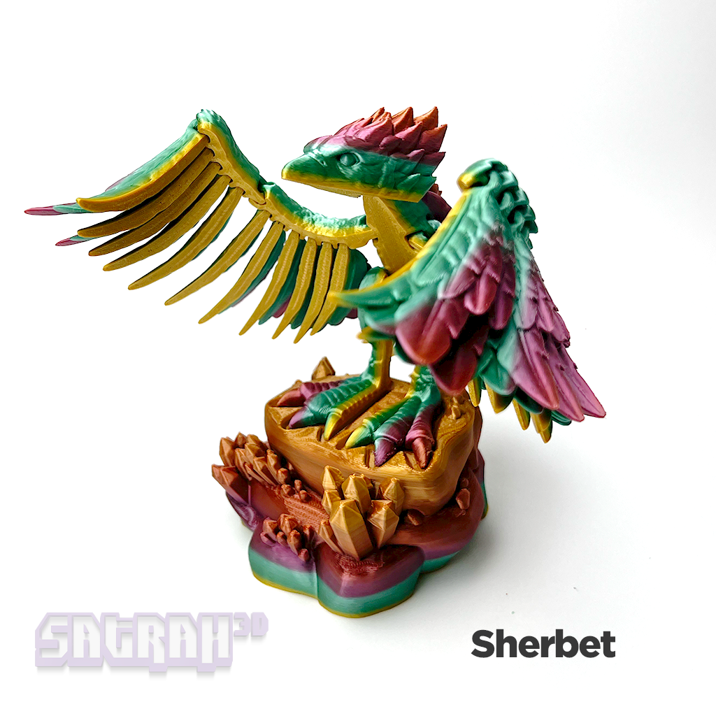 Flexi Phoenix Fidget by Satrah 3D