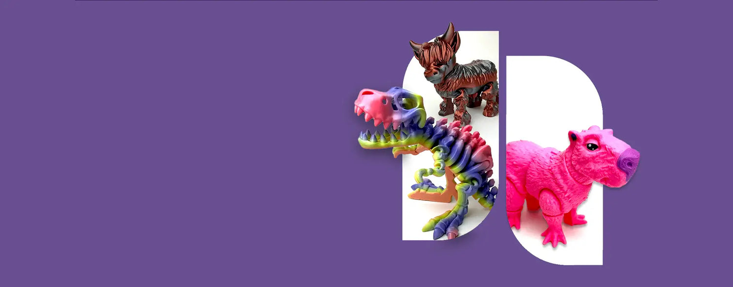Flexi Animals by Satrah 3D