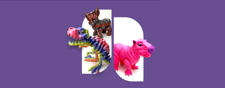 Articulated Animal Fidgets by Satrah 3D