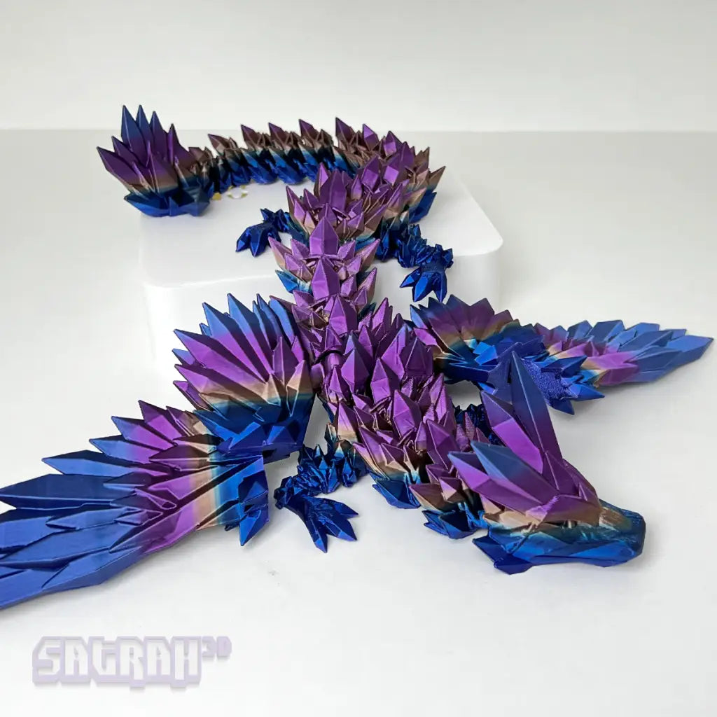 Crystal Wing Dragon Fidget Toy - Articulated Crystal Wing Dragon