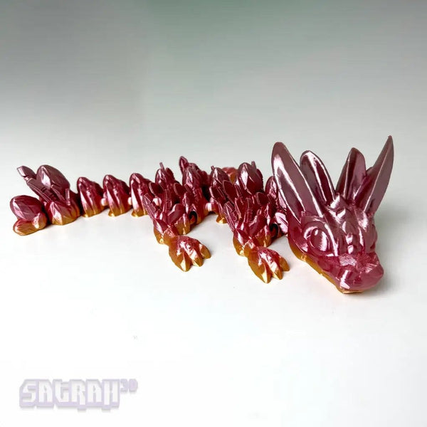 3D Printed Baby Dragon - Baby Easter Articulated Dragon Fidget