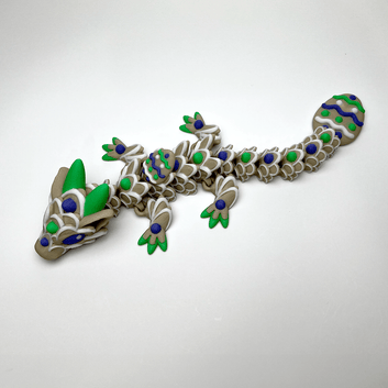 Baby Easter Cookie Dragon - Satrah 3D