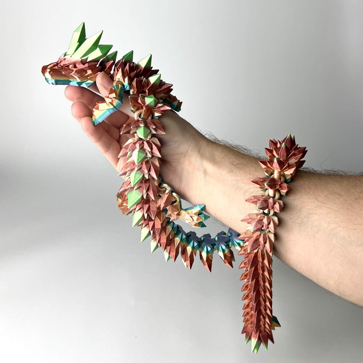 Crystal Dragon Articulated Fidget - Satrah 3D
