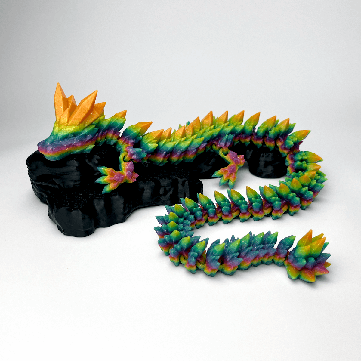 Crystal Dragon Articulated Fidget - Satrah 3D