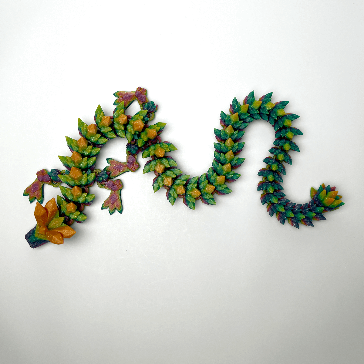 Crystal Dragon Articulated Fidget - Satrah 3D