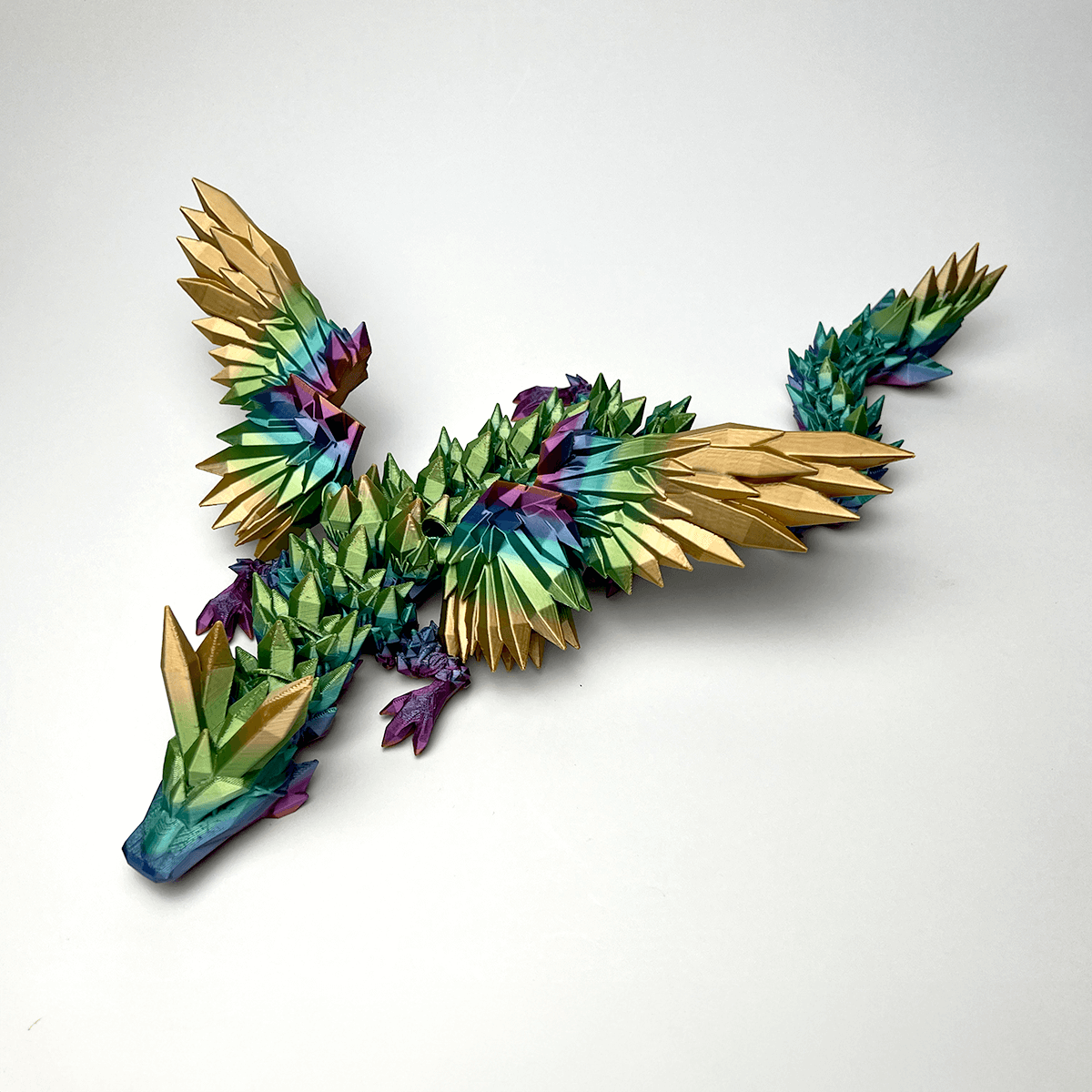 Crystal Wing Articulated Dragon - Satrah 3D