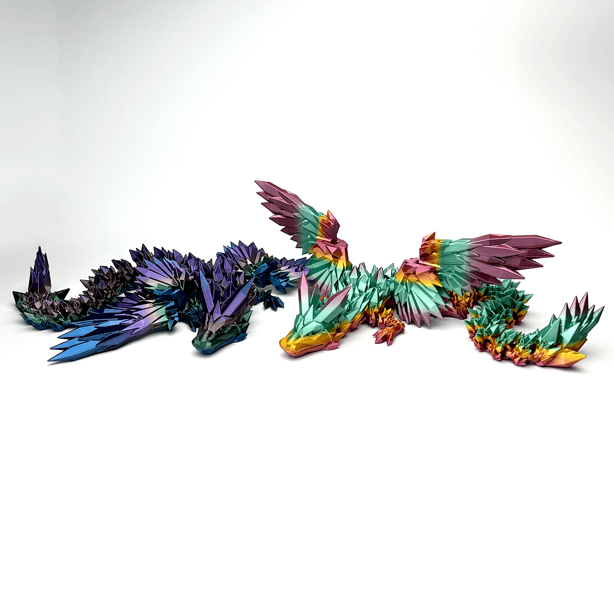 Crystal Wing Articulated Dragon - Satrah 3D