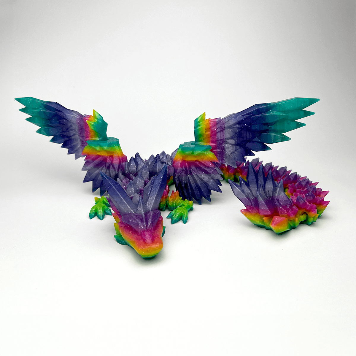 Crystal Wing Articulated Dragon - Satrah 3D