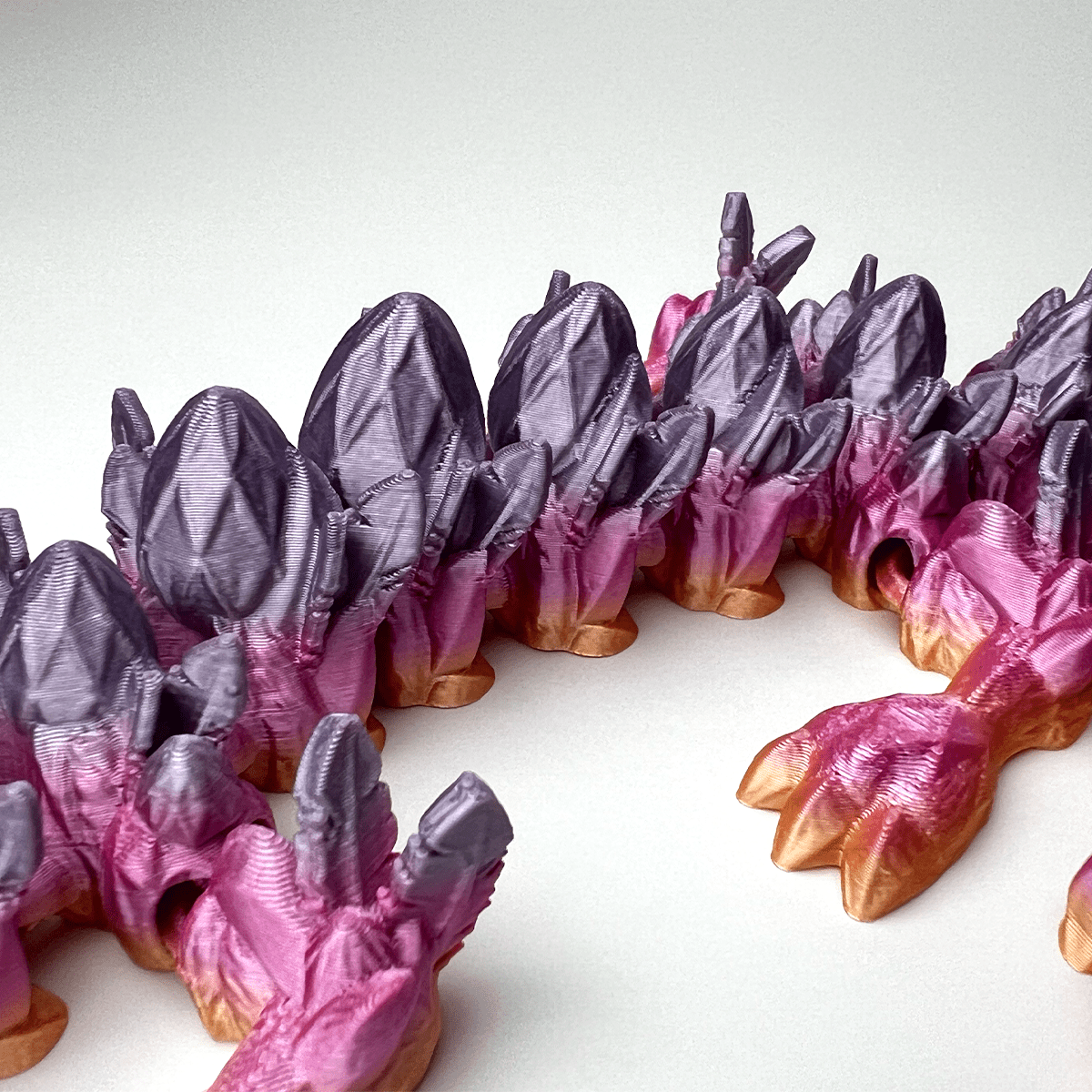 Easter Articulated Dragon Fidget - Satrah 3D