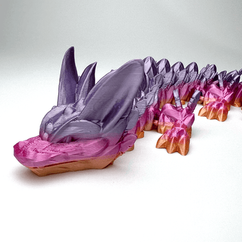 Easter Articulated Dragon Fidget - Satrah 3D