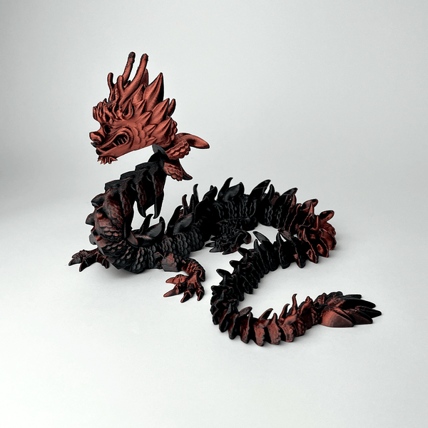 3D Printed Adult Dragon - Imperial Dragon Articulated Fidget