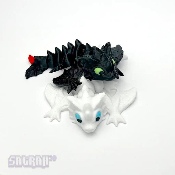 3D Printed Baby Dragon - Mini Dragon Fidgets