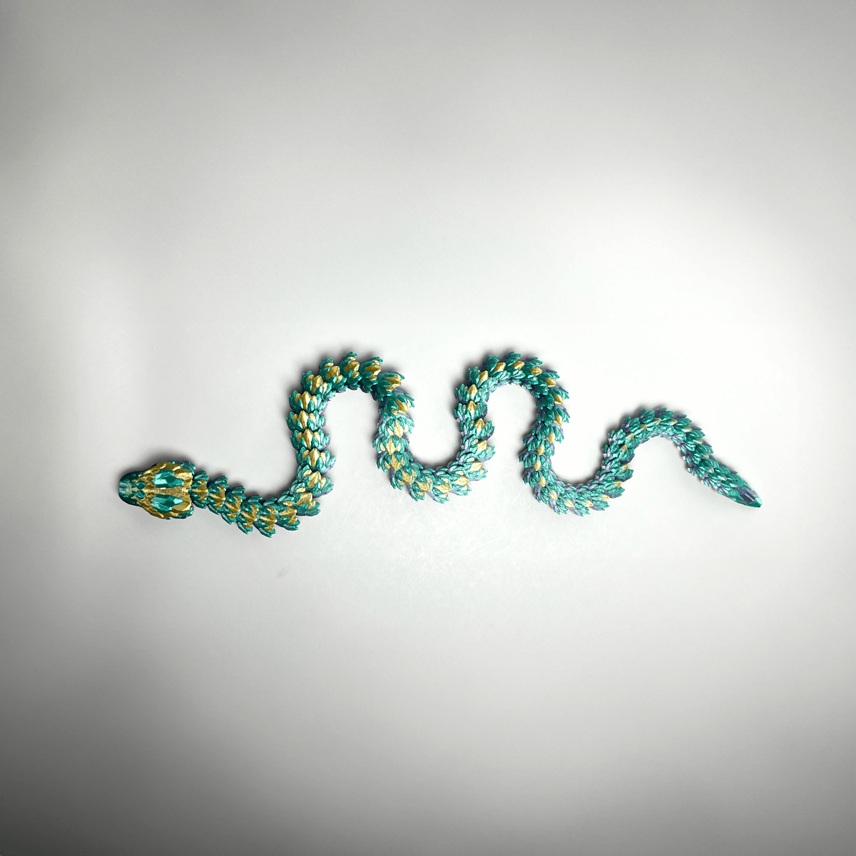 Premium Crystal Snake Articulated Fidget - Satrah 3D