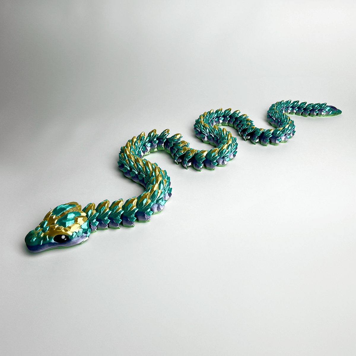 Premium Crystal Snake Articulated Fidget - Satrah 3D