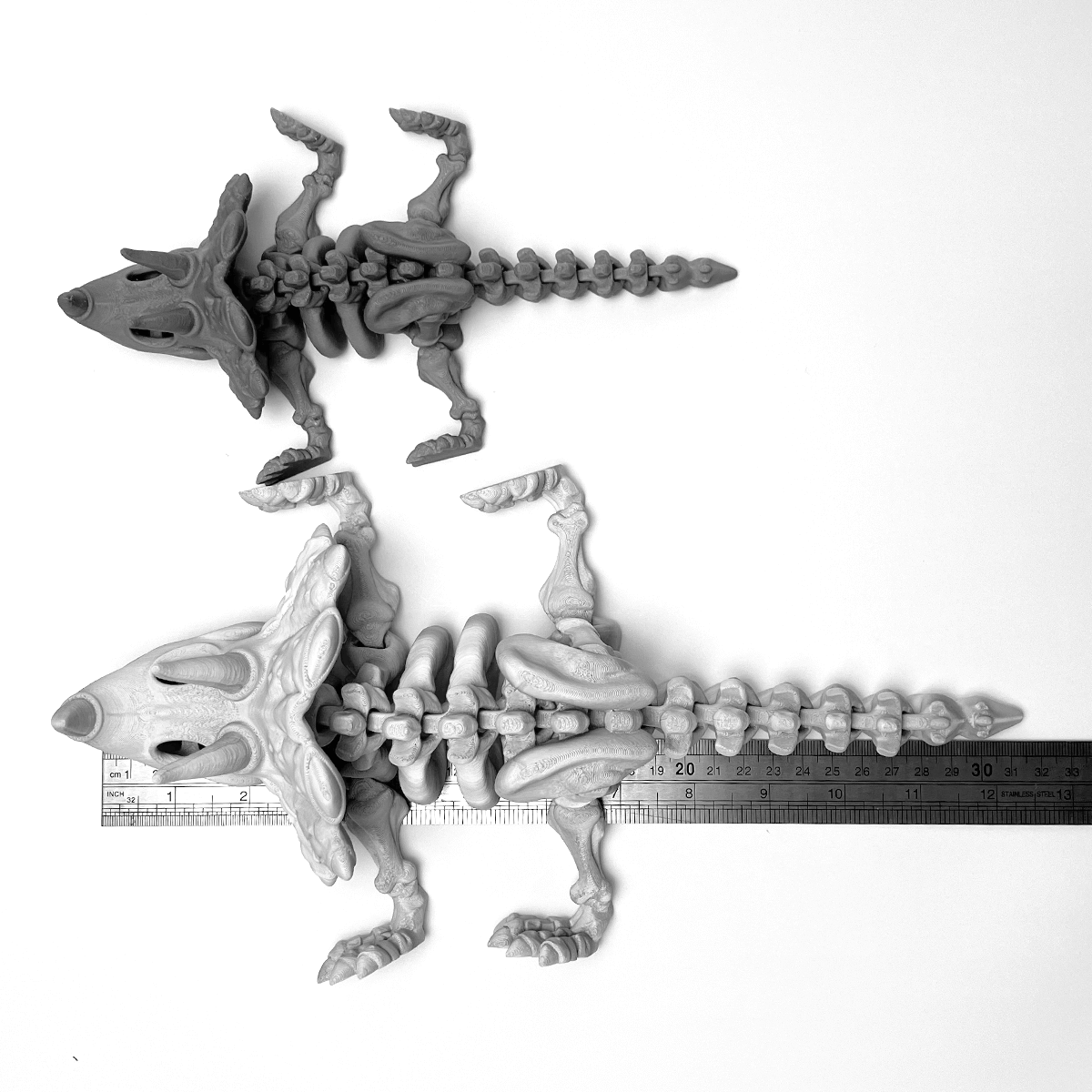 Triceratops Flexi Skeleton - Satrah 3D