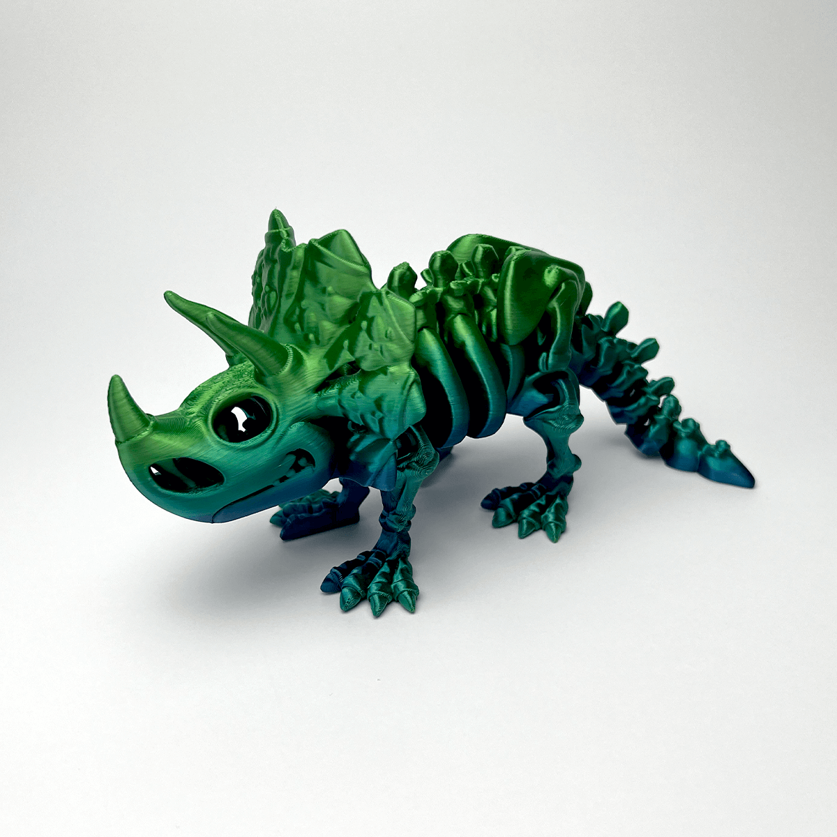 Triceratops Flexi Skeleton - Satrah 3D