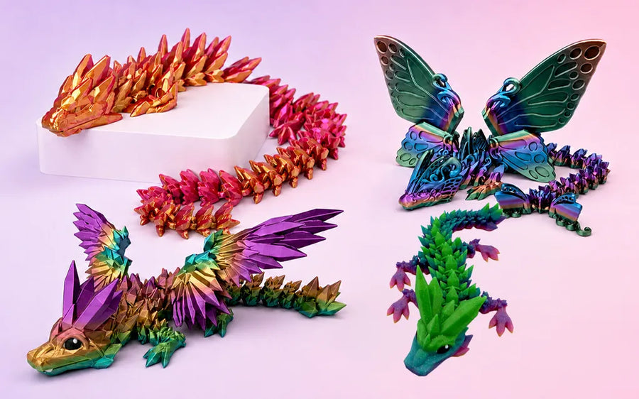 Australia’s Original Articulated 3D Printed Dragons