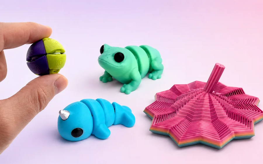 3D Printed Fidgets for ADHD: Why Articulated Fidgets Work So Well