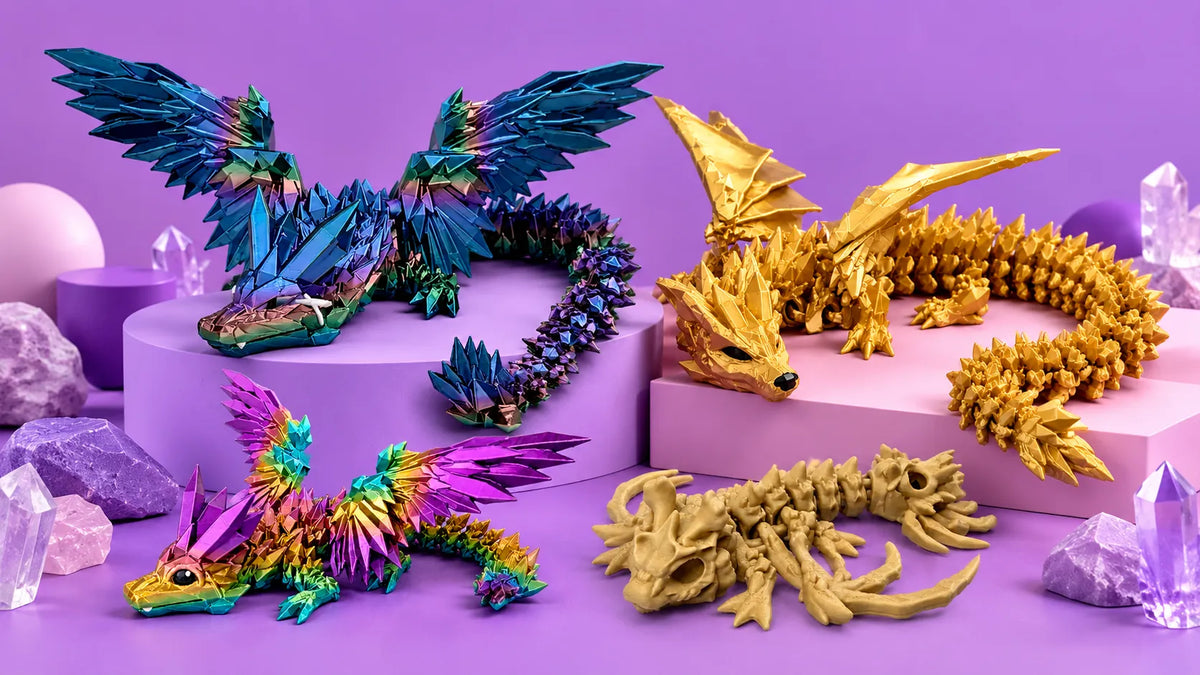 Top 10 3D Printed Fidget Dragons & Fantasy Gift Ideas
