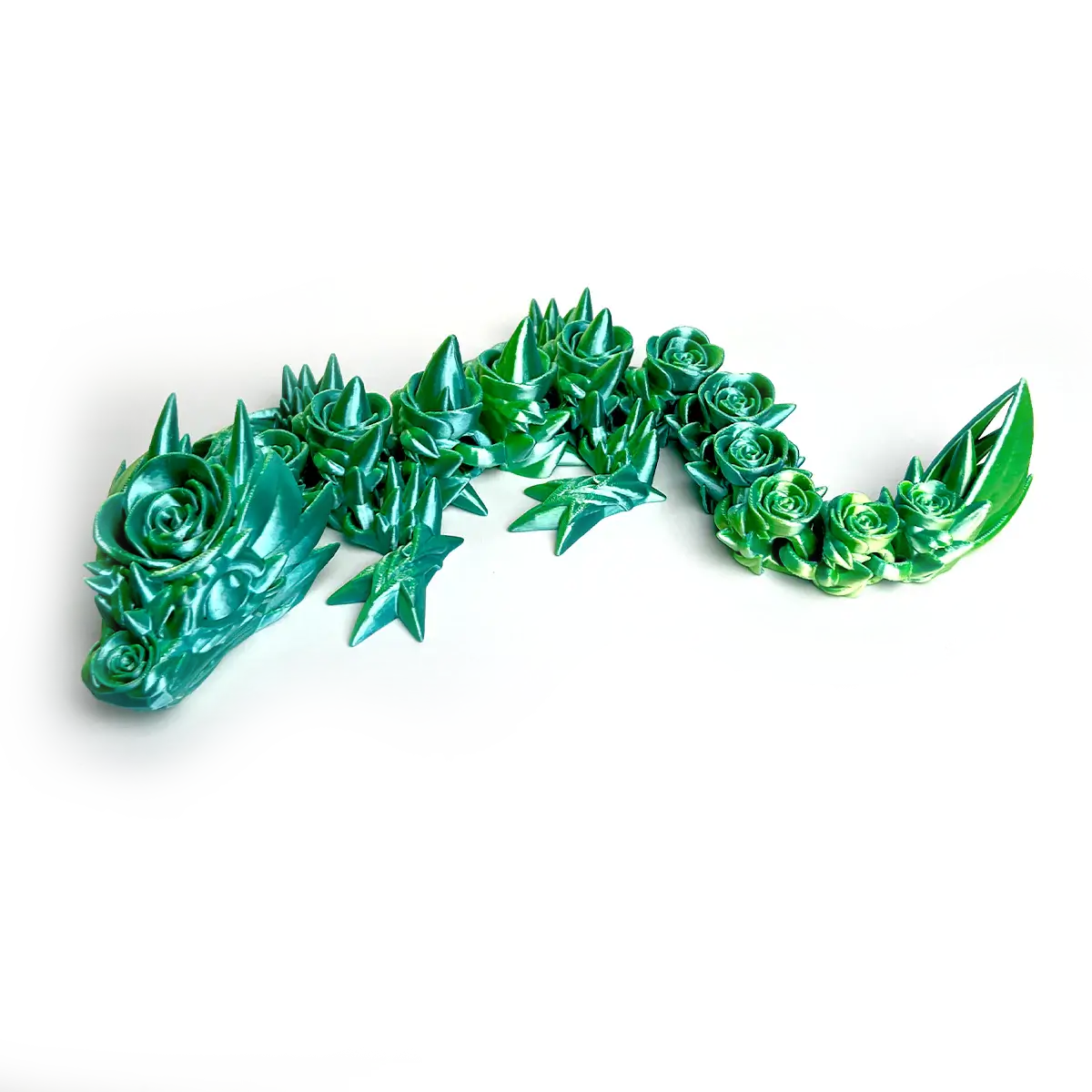 Baby Rose Dragon 3D Printed Articulated Dragon Fidget | Satrah 3D