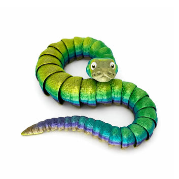 Ball Python Fidget in Forest, 3D printed by Satrah 3D