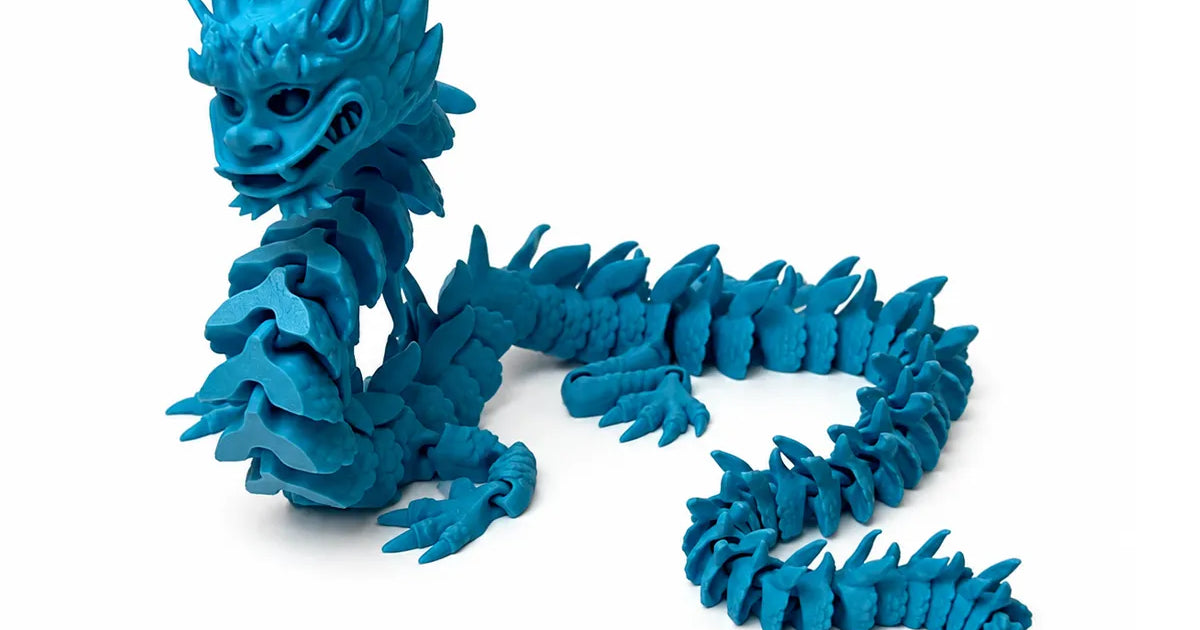 Articulated Imperial Dragon Fidget | Satrah 3D