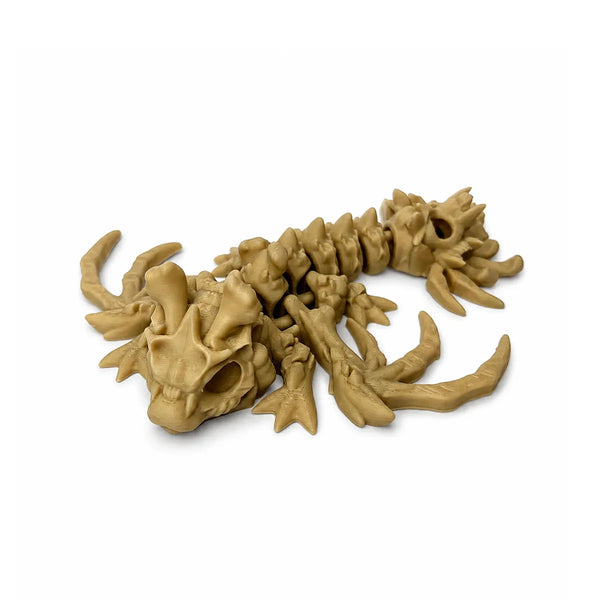 Hollow Dragon - Skeleton Fidget Mini Dragon — articulated 3D printed dragon handmade in Lake Macquarie, NSW by Satrah 3D