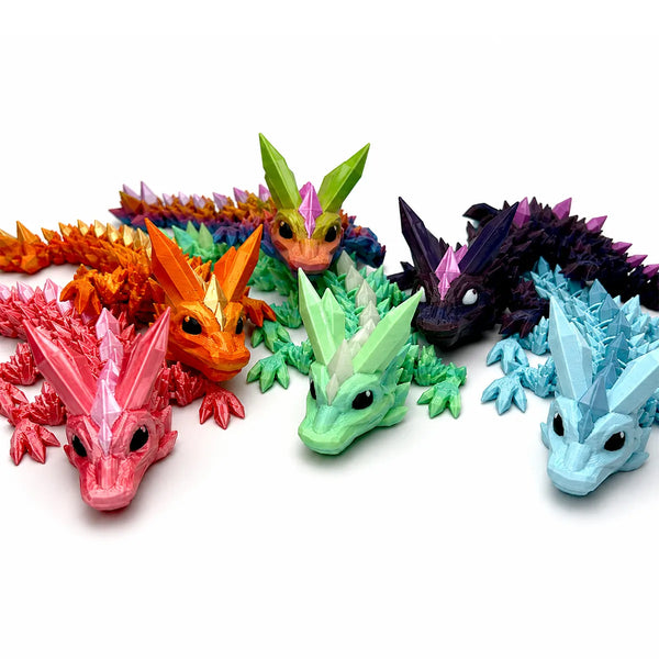 Mini Mystery Crystal Articulated Dragon