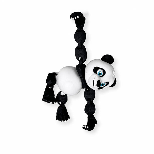 Panda — 3D printed articulated animal handmade in Lake Macquarie, NSW by Satrah 3D