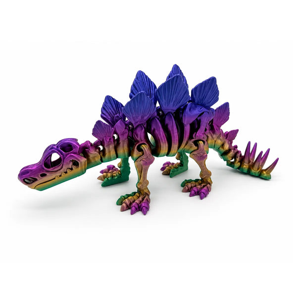 Stegosaurus Flexi Skeleton — 3D printed articulated animal handmade in Lake Macquarie, NSW by Satrah 3D