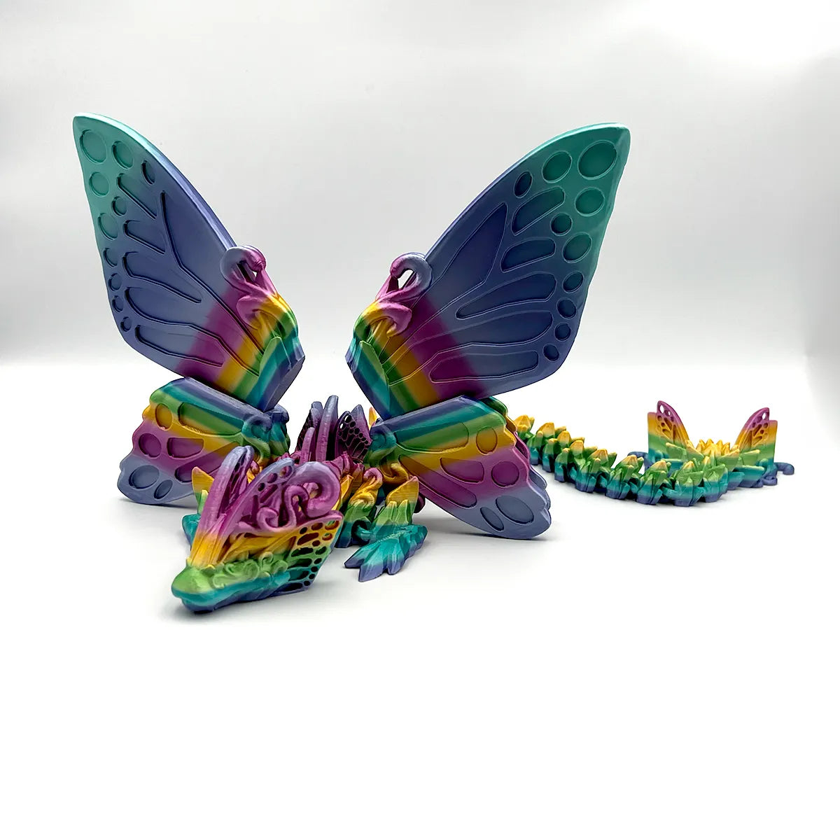 Butterfly Dragon – 3D Printed Articulated Dragon with Wings