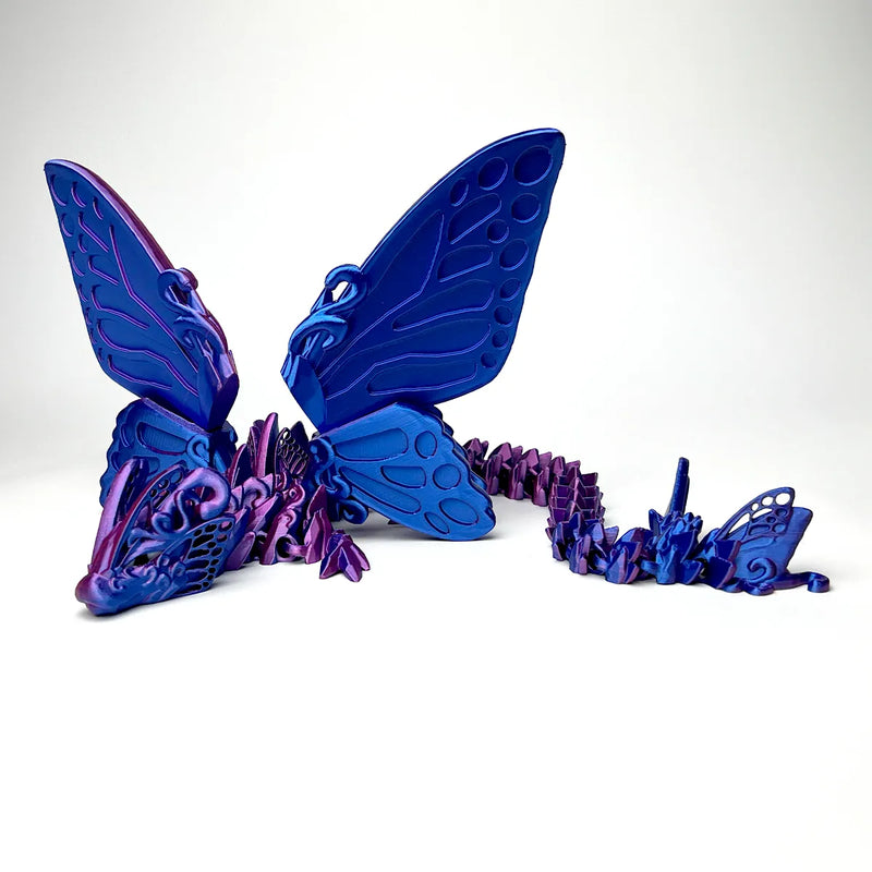 Butterfly Articulated Dragon held in hand for scale