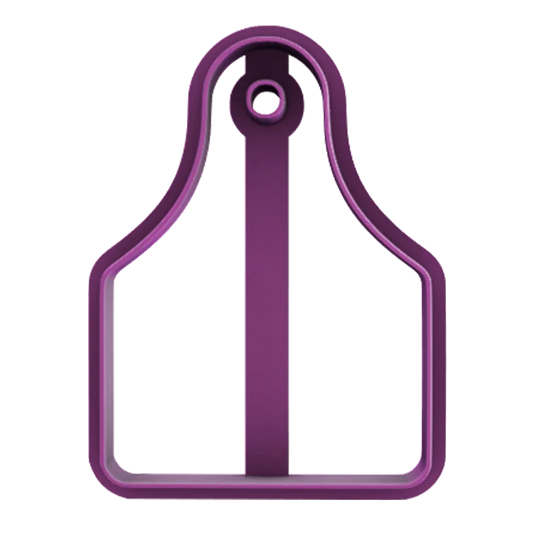 Cattle Tag Cookie Cutter