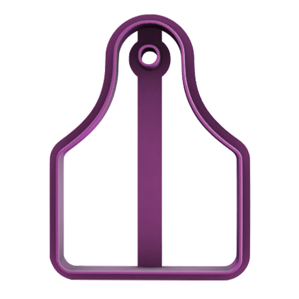 Cattle Tag Cookie Cutter – Western Cookie Cutter & Stamp from Yeehaw Bakes