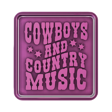 Cowboys & Country Music Cookie Cutter