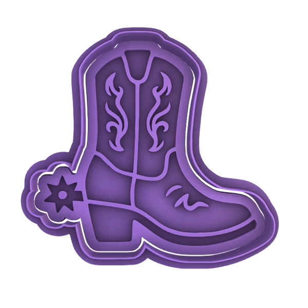 Cowboy Boot Cookie Cutter – Western Cookie Cutter & Stamp from Yeehaw Bakes