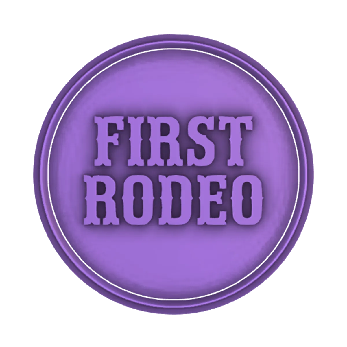 First Rodeo Circle Cookie Cutter