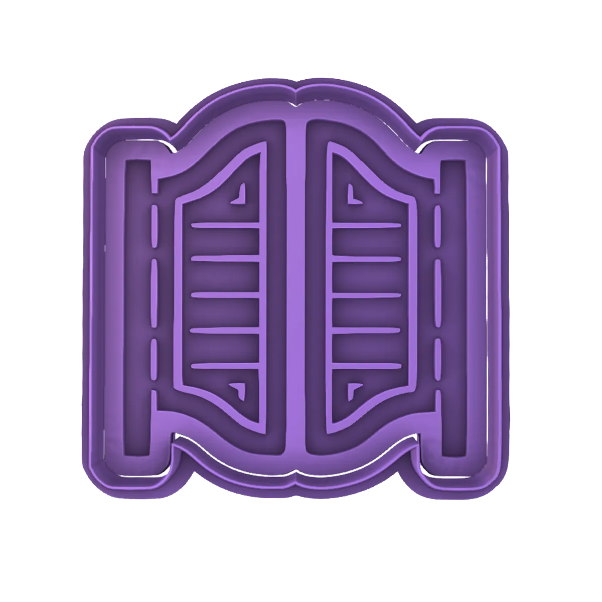 Saloon Doors Cookie Cutter