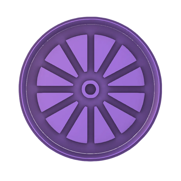 Wagon Wheel Cookie Cutter – Western Cookie Cutter & Stamp from Yeehaw Bakes