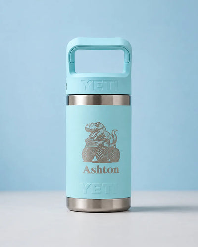Name with custom monster truck graphic