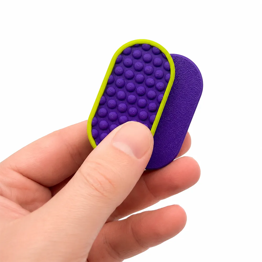 Magnetic Fidget Slider showing magnetic snap motion