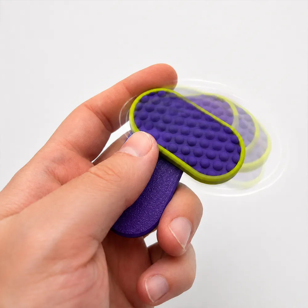 Magnetic Fidget Slider spinning motion demonstration
