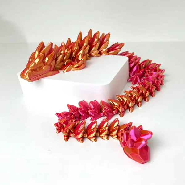 3D Printed Dragon - Gemstone Articulated Dragon
