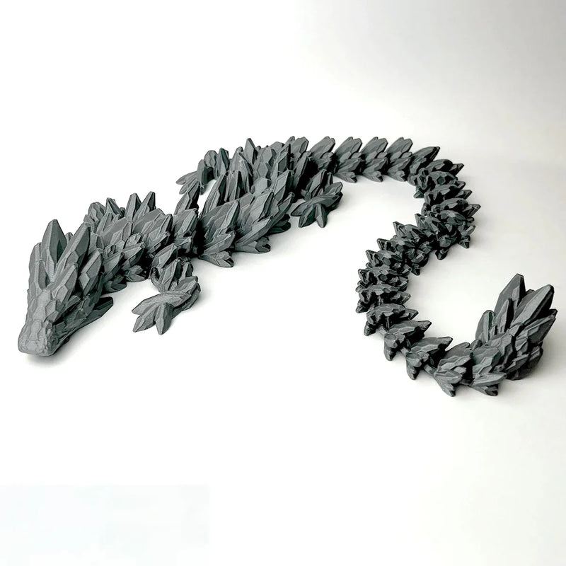 Gemstone Articulated Dragon posed showing articulated joints