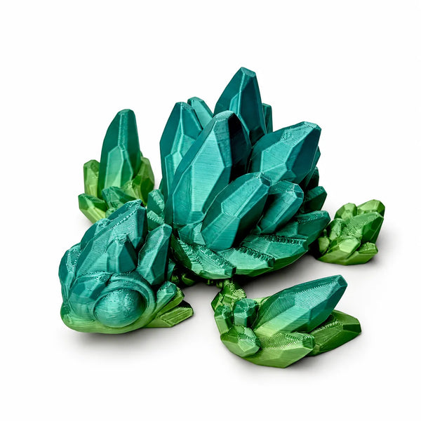 Gemstone Turtle — 3D printed articulated fidget handmade in Lake Macquarie, NSW by Satrah 3D