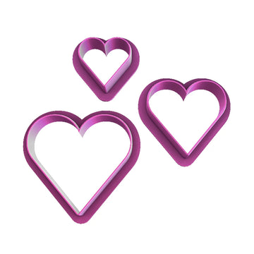 Heart Cutter Set (3-Piece)