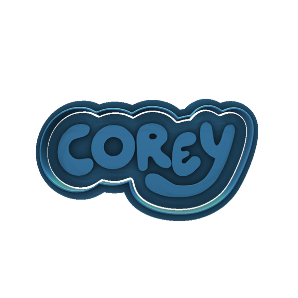 Playful Pup Style Custom Name Cookie Cutter - Custom Cookie Cutter Australia
