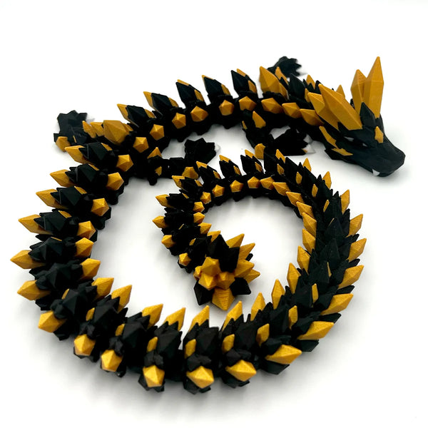 3D Printed Dragon - Premium Crystal Articulated Dragon