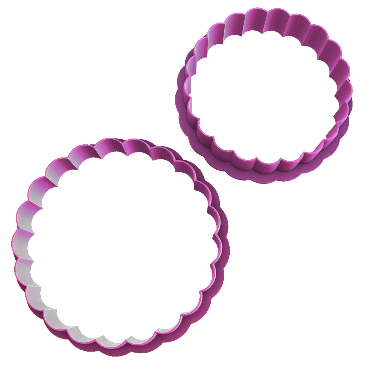 Scalloped Circle Cutter Set (2-Piece)