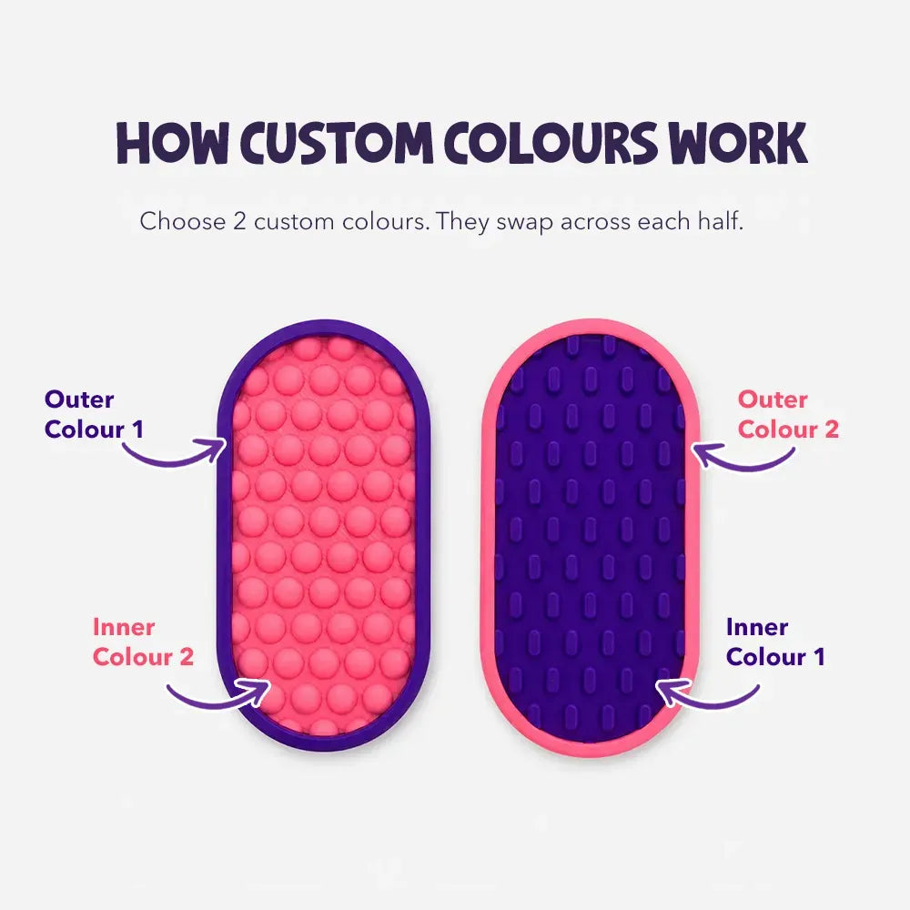 Magnetic Fidget Slider available in a range of custom colours